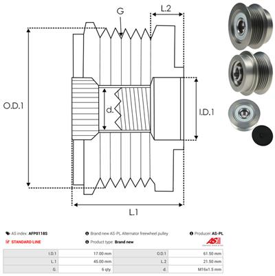 AS-PL AFP0118S EAN: 5902129144786.