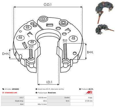AS-PL ARC6002 EAN: 5901259412482.