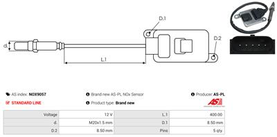 AS-PL NOX9057 EAN: 5902129166412.