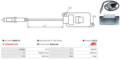 AS-PL NOX9110 EAN: 5902129166948.