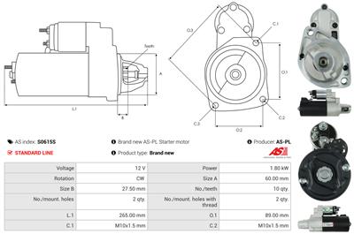 AS-PL S0615S EAN: 5902129047100.