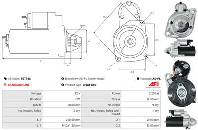 AS-PL S0718S EAN: 5902129105480.