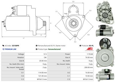 AS-PL S3150PR EAN: 5902129082293.