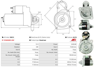 AS-PL S5012 EAN: 5901259422917.