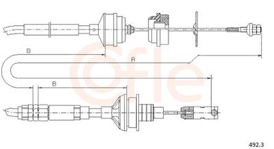 COFLE 92.492.3 Číslo výrobce: 492.3.