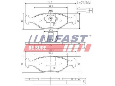 FAST FT29086 EAN: 5901797010492.