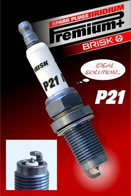 BRISK 1921 Číslo výrobce: P21 Iridium Premium+. EAN: 8595001321909.