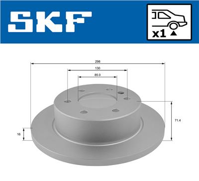 SKF VKBD 90032 S1 EAN: 7316581893492.