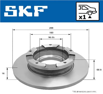 SKF VKBD 90258 S1