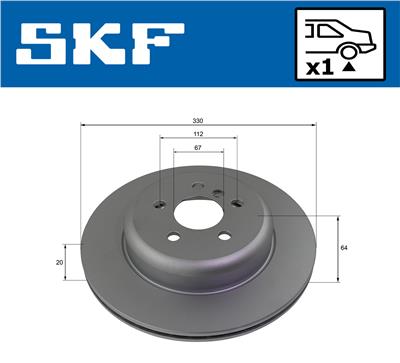 SKF VKBD 91356 V1