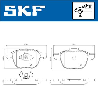 SKF VKBP 80016 Číslo výrobce: 23723. EAN: 7316581296170.