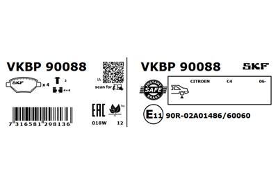 SKF VKBP 90088 EAN: 7316581298136.