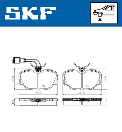 SKF VKBP 80480 E EAN: 7316581299430.