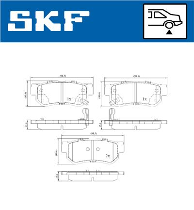 SKF VKBP 90340 A EAN: 7316581299621.