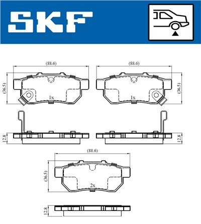 SKF VKBP 90381 A EAN: 7316581298754.