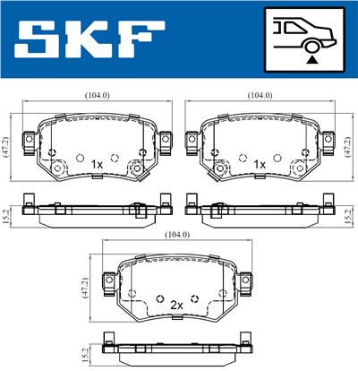 SKF VKBP 90497 A EAN: 7316581299485.