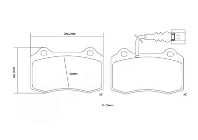 BREMBO 07.B314.03 EAN: 8020584601921.