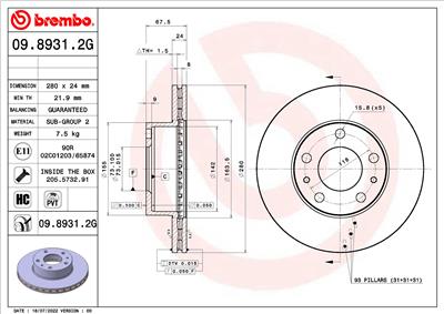 BREMBO KT 10 001 EAN: 8432509503430.