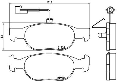 BREMBO P 23 113 Číslo výrobce: 21932. EAN: 8020584060261.