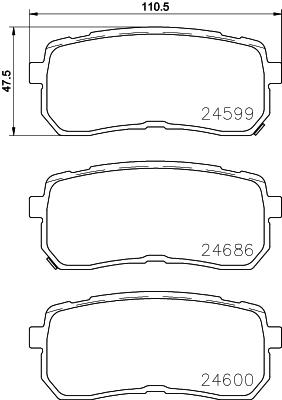 BREMBO P 30 080 Číslo výrobce: 24600. EAN: 8020584083932.