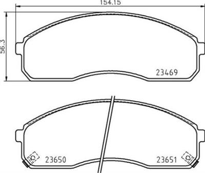 BREMBO P 30 091 Číslo výrobce: 23650. EAN: 8020584086919.