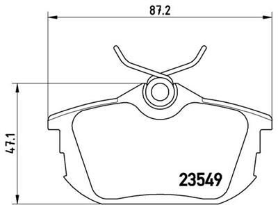 BREMBO P 54 023 Číslo výrobce: 23549. EAN: 8020584054703.