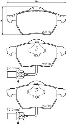 MINTEX MDB2231 Číslo výrobce: 20676. EAN: 5028740063920.