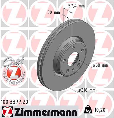 ZIMMERMANN 100.3377.20 EAN: 4250238767039.