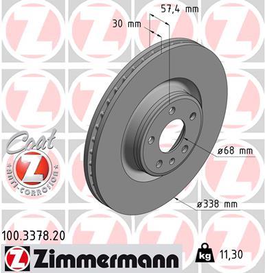 ZIMMERMANN 100.3378.20 EAN: 4250238767046.