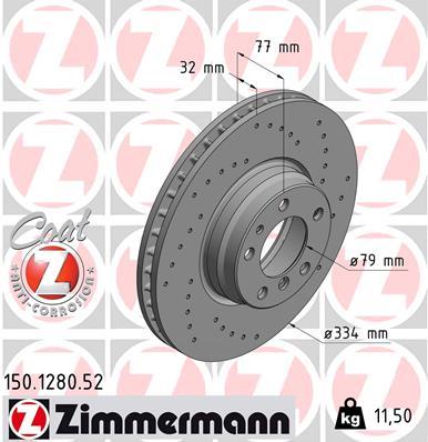 ZIMMERMANN 150.1280.52 EAN: 4250238751823.