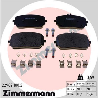 ZIMMERMANN 22962.180.2 Číslo výrobce: 22962. EAN: 4250238785378.