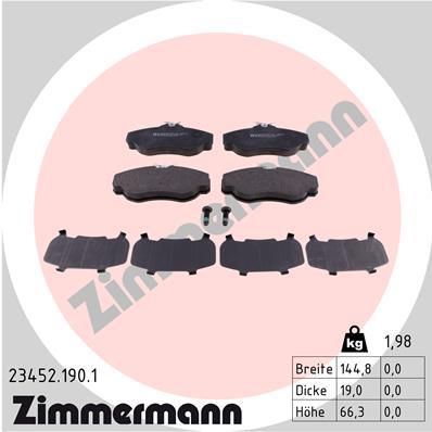 ZIMMERMANN 23452.190.1 Číslo výrobce: 23452. EAN: 4250238738367.