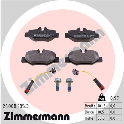 ZIMMERMANN 24008.185.3 Číslo výrobce: 24008. EAN: 4250238757580.