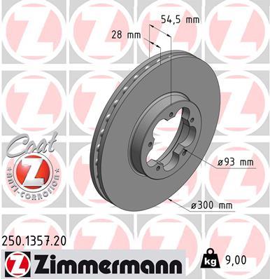 ZIMMERMANN 250.1357.20 EAN: 4250238764014.