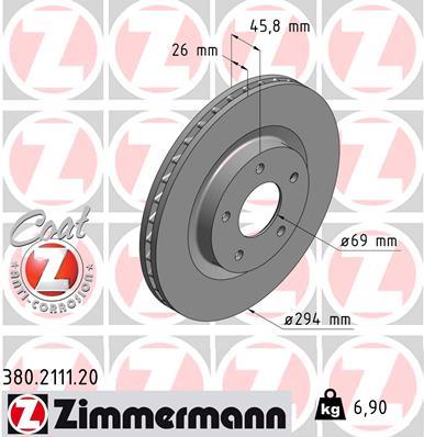 ZIMMERMANN 380.2111.20 EAN: 4250238756286.