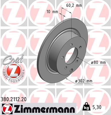 ZIMMERMANN 380.2112.20 EAN: 4250238756293.