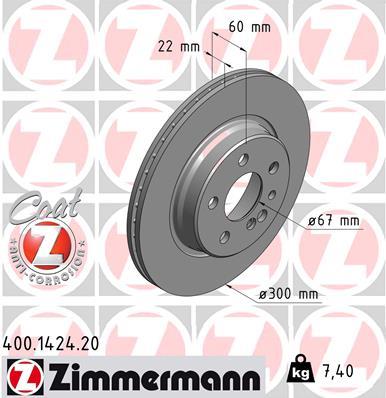 ZIMMERMANN 400.1424.20 EAN: 4250238759058.