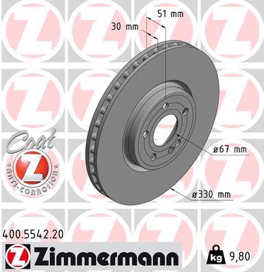 ZIMMERMANN 400.5542.20 EAN: 4250238780854.