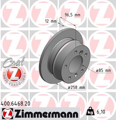 ZIMMERMANN 400.6468.20 EAN: 4250238757856.