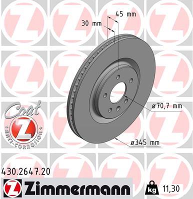 ZIMMERMANN 430.2647.20 EAN: 4250238778059.