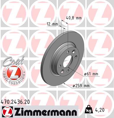 ZIMMERMANN 470.2436.20 EAN: 4250238747017.