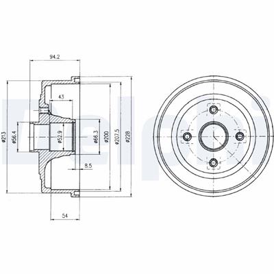 DELPHI BF472 EAN: 5012759226063.