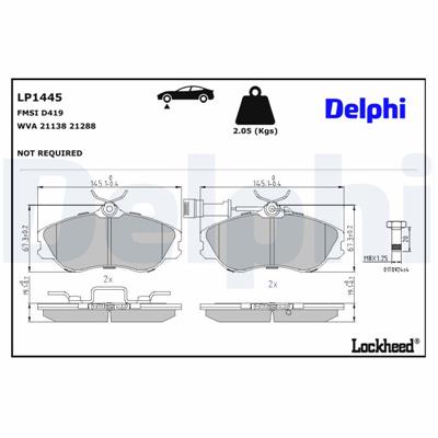 DELPHI LP1445 EAN: 5012759094198.