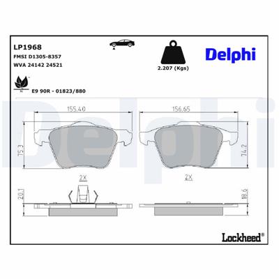 DELPHI LP1968 EAN: 5012759415917.