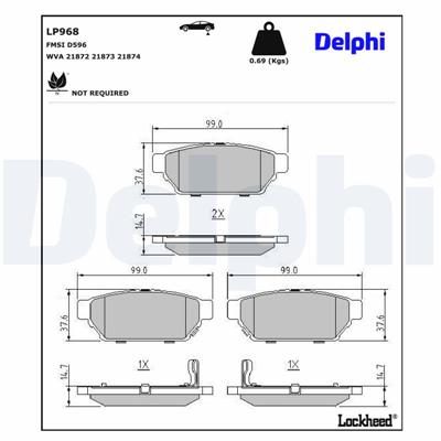 DELPHI LP968 EAN: 5012759916681.