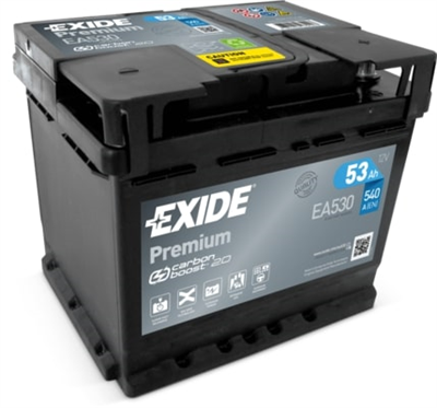 EA530 Autobaterie Exide Premium - 53Ah