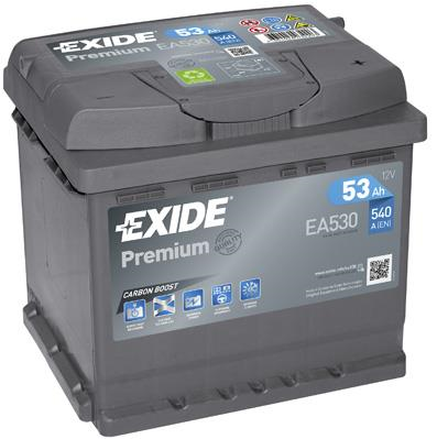 EA530 Autobaterie Exide Premium - 53Ah