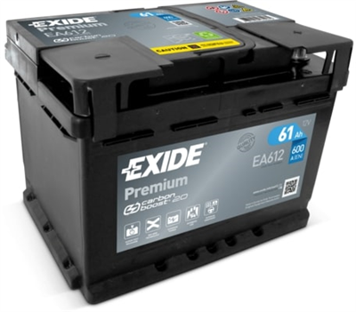 EA612 Autobaterie Exide Premium - 61Ah
