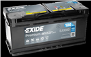 EXIDE EA1000 - Autobaterie  Premium - 100Ah