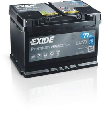 EA770 Autobaterie Exide Premium - 77Ah
